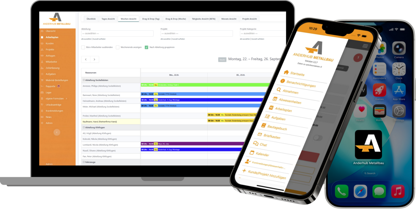Whitelabel App Beispiel – Anderhub
