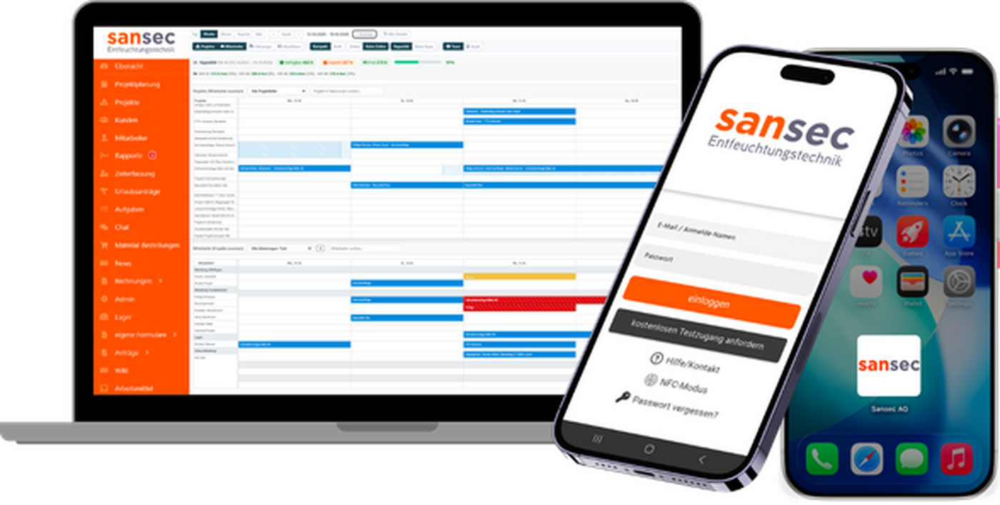 Whitelabel App Beispiel – sansec
