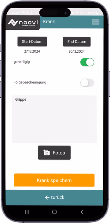 Krankmeldungen